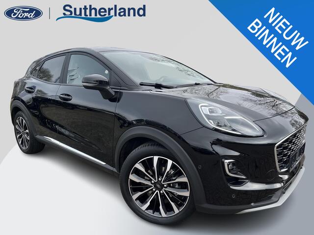 Ford PUMA 1.0 EcoBoost Hybrid Titanium X | 155pk Automaat | Trekhaak | Panoramadak | Adaptive cruise control | Winter-pack | Full-LED koplampen | Handsfree bedienbare achterklep | Dodehoeksensoren