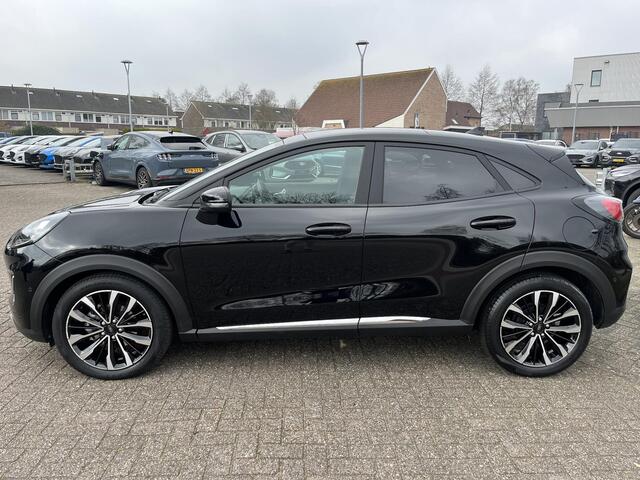 Ford PUMA 1.0 EcoBoost Hybrid Titanium X | 155pk Automaat | Trekhaak | Panoramadak | Adaptive cruise control | Winter-pack | Full-LED koplampen | Handsfree bedienbare achterklep | Dodehoeksensoren