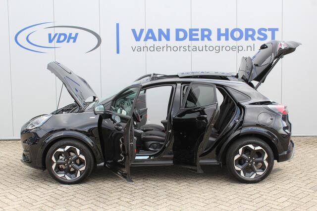 Ford PUMA 1.0-155pk EcoBoost Mild-Hybrid ST-Line X AUTOMAAT. Nieuw model ! Ruim ¤. 7.000,- beneden de nieuwprijs ! Elektr. panodak, Navigatie, Telefoonvoorb., 360gr. camera, Led verl., Stoel-, stuur- en voorraamverw., B&O soundsyst., Apple Carplay/Android Auto, Af