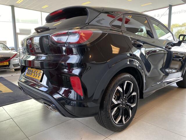 Ford PUMA 1.0 EcoBoost Hybrid ST-Line 155pk Automaat/Virtual cockpit/App-connect/Navigatie/Dodehoek detectie/Achteruitrijcamera/Climate control/Adaptive cruise control/Lane assist/Parkeersensoren rondom/Stoelverwarming/Stuurverwarming/Voorruitverwarming/B&O Audio/D