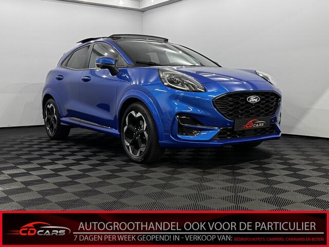 Ford PUMA 1.0 EcoBoost Hybrid ST-Line X Pano, Half leder, Navi, Camera, Keyless start, Cruise control, Virtual desk, Winterpakket, 2 jaar garantie