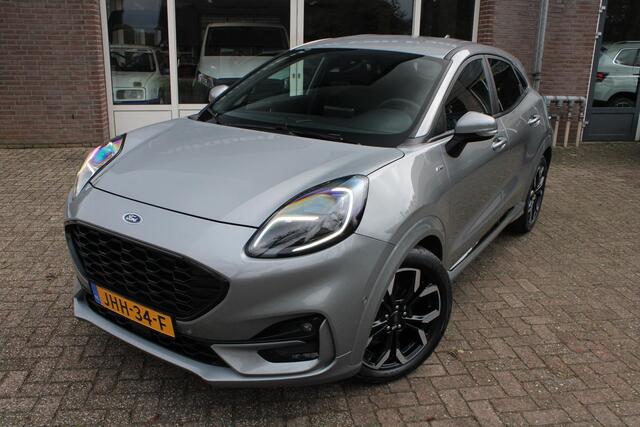 Ford PUMA 1.0 Hybrid ST-Line X Apple/Android carplay, B&O audio, Achteruitrijcamera, Parkeer assistent, LED, Leder, Navi, ACC, Keyless, 18" LMV