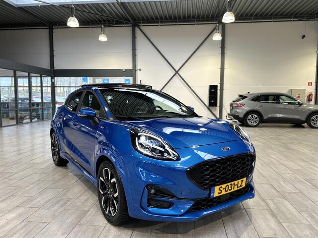 Ford PUMA EcoBoost Hybrid 125 pk ST-Line X | Pano | Winter Pack | Camera | LED | El. a. klep | Adapt. cruise | 1e eig. | 100% dealer onderh.