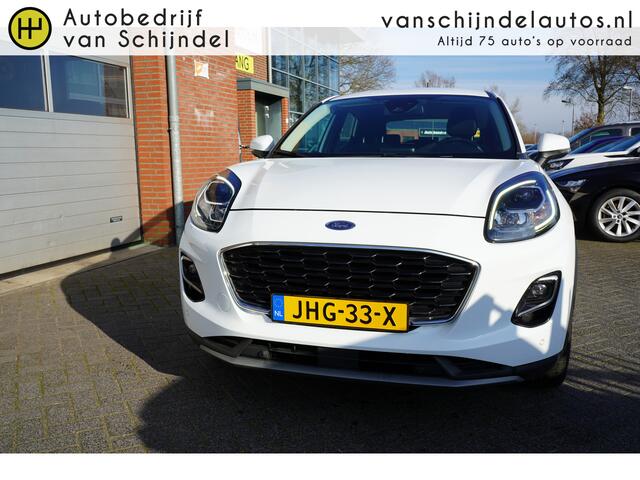 Ford PUMA 1.0 ECOBOOST HYBRID TITANIUM OKT 2022 NAVIGATIE ANDROID-APPLECARPLAY CAMERA CLIMA ADAPTIEVE CRUISE PDC BLUETOOTH 4X ELECTR.RAMEN-SPIEGELS