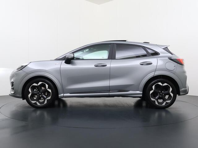 Ford PUMA ST-line X 155pk HYBRIDE | MHEV BOMVOL!! | WINTERPACK VERW. VOORRUIT | ELEK. PANORAMADAK | B&O | ELEK. ACHTERKLEP | 360 CAM | STOEL + STUUR VERW. | TREKHAAK AFNEEMB. | FABRIEKSGARANTIE TOT 12-2022