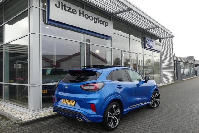 Ford PUMA 1.0 EcoBoost ST-Line X Vignale TREKHAAK AFNEEMBAAR (900KG), PANO, WINTER PACK, ADAPT. CRUISE, CLIMA, NAVI, CAMERA, PDC V&A, APPLE CARPLAY/ANDROID AUTO, BLIS, KEYLESS, B&O, ELEKT. ACHTERKLEP, 73.242KM