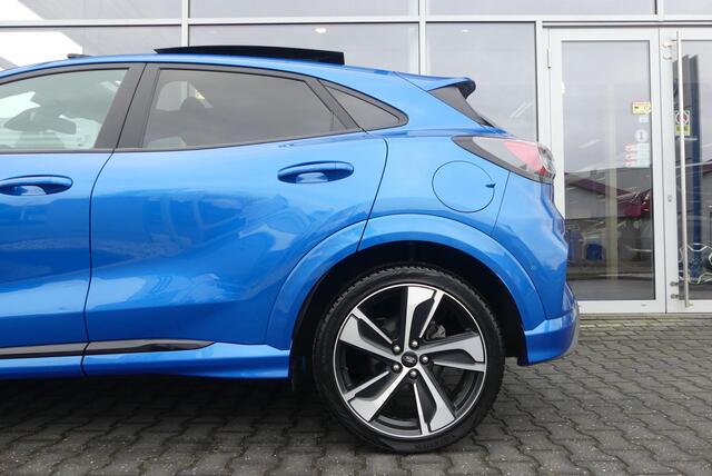 Ford PUMA 1.0 EcoBoost ST-Line X Vignale TREKHAAK AFNEEMBAAR (900KG), PANO, WINTER PACK, ADAPT. CRUISE, CLIMA, NAVI, CAMERA, PDC V&A, APPLE CARPLAY/ANDROID AUTO, BLIS, KEYLESS, B&O, ELEKT. ACHTERKLEP, 73.242KM