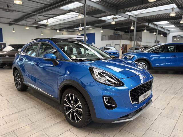 Ford PUMA EcoBoost Hybrid 125pk Titanium | Trekhaak | Pano | Elek achterklep | Winterpack | Adapt. Cruise | Dodehoek detectie | Camera |
