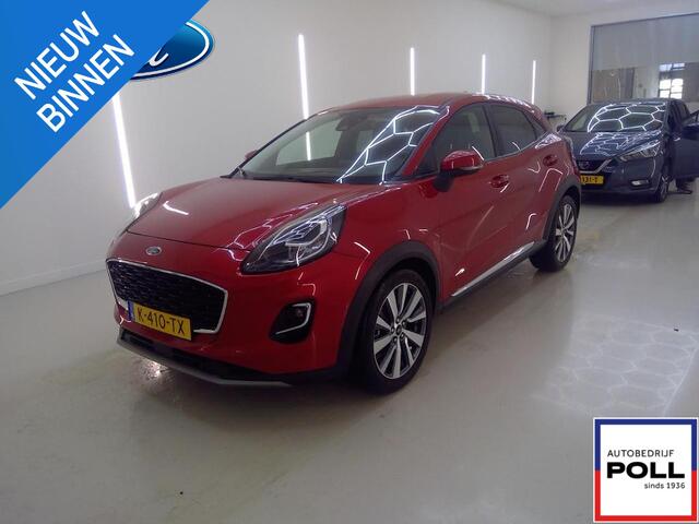 Ford PUMA 1.0 Eco Hybrid Titanium X Navi Camera Winter Parking Dodehoek pack Adap Cruise Privacy Glass Dealeronderhouden