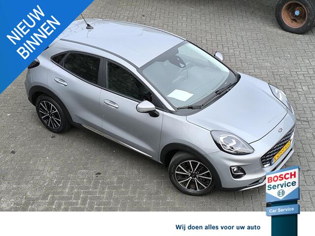 Ford PUMA 1.0 EcoBoost Hybrid Titanium Stoel stuur en voorruit verwarming, climate en cruise control, carplay android DAB+ 1e eigenaar