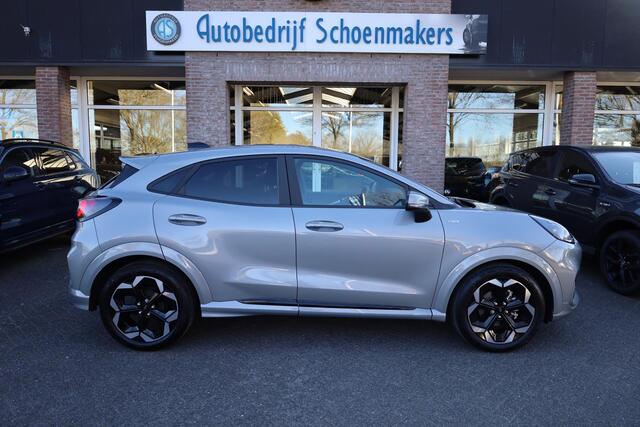 Ford PUMA 1.0 EcoBoost Hybrid ST-Line X FACELIFT!! CAMERA STUUR/STOEL/RUITVERWARMING 1e-EIGENAAR DEALER-OND TREKHAAK-AFN CARPLAY DAB B&O ZWARTE-HEMEL ENZ.