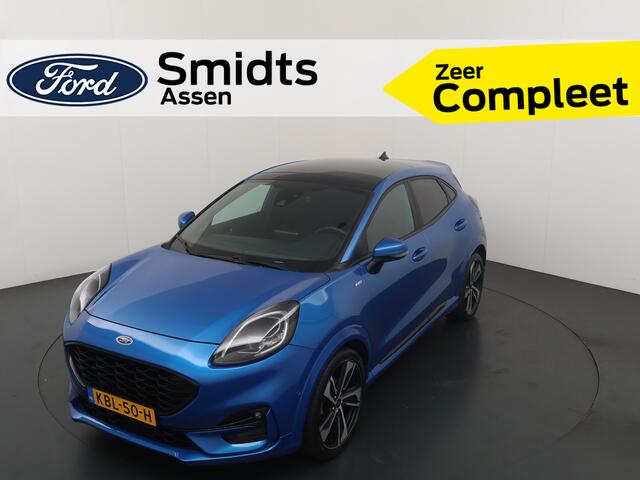 Ford PUMA EcoBoost Hybrid 155 pk ST-Line | Pano | Winter Pack | Camera | LED | 19" | Adapt. cruise | 100% dealer onderh.