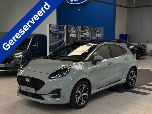 Ford PUMA EcoBoost Hybrid 155 pk ST-Line X | Winter Pack | Adapt. cruise | Pano | 360° Camera | B&O | All-season | Gar. tm 2029 |