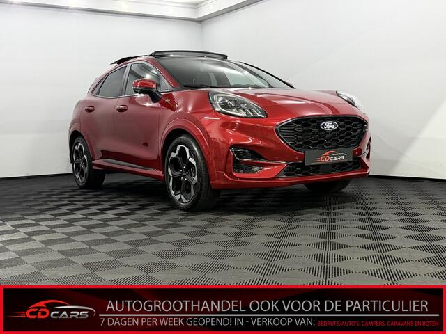 Ford PUMA 1.0 EcoBoost Hybrid ST-Line X 155PK Panoramadak, Camera, Navi, Half leder, Winterpakket, Elektrische achterklep, Cruise control, Keyless start