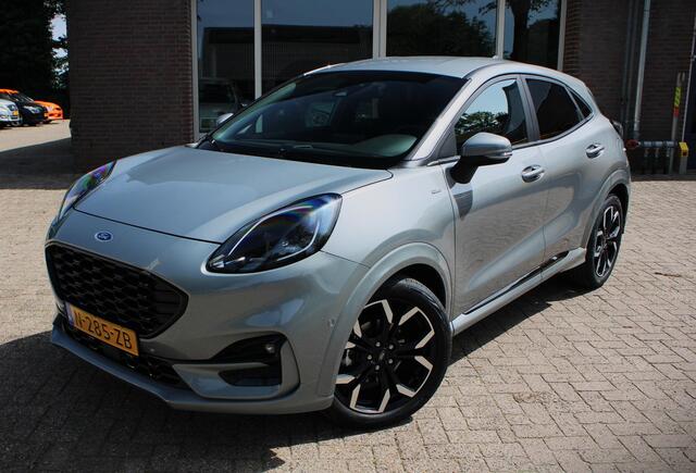 Ford PUMA 1.0 Hybrid ST-Line X 1e Eig, NL, Carplay, Achteruitrijcamera, CC, Stoel/Stuurverwarming, LED, Parkeersens. V en A, 18" LMV