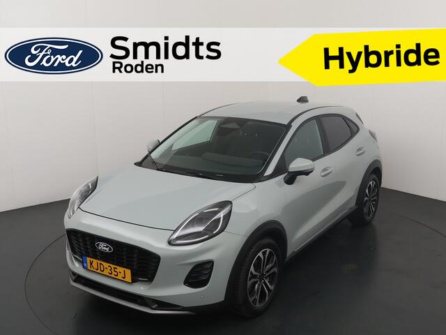 Ford PUMA EcoBoost Hybrid 125pk Titanium | Winterpack | Adapt. Cruise | Dodehoek detectie | 360 Camera | All-season banden | Fabr. Gar. t/m 04-2029 |