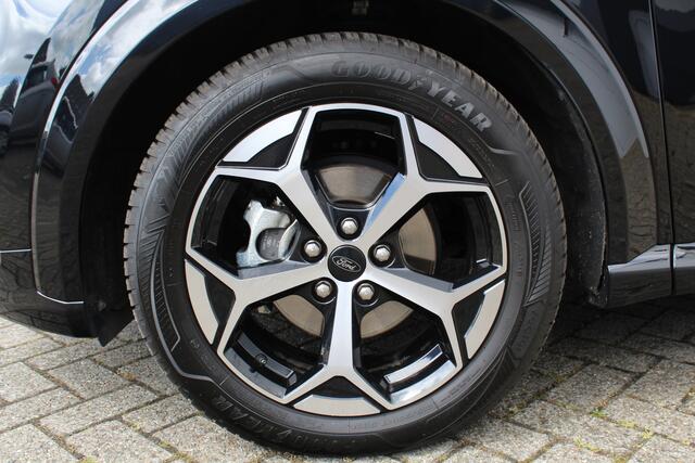 Ford PUMA 1.0-125pk EcoBoost Mild-Hybrid ST-Line X AUTOMAAT ! Heerlijk comfortabele, sportieve en luxe hoogzitter, fabr. garamtie t/m 15-07-2029 ! Autm. airco, stoel-, stuur- en voorraamverw., navigatie, telefoonvoorb., lane- en side assist, adapt. cruise cntrl etc