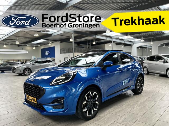 Ford PUMA EcoBoost Hybrid 125pk ST-Line X First Edition | Pano | Trekhaak | B&O | Winterpack | Adapt. Cruise | Camera | Blis | All-Seasons |