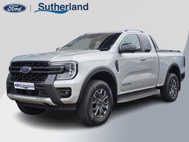 Ford RANGER 2.0 Wildtrak Super Cab EcoBlue Trekhaak | 3.500 kg trekgewicht | Vol leder | Full led | Adaptive cruise control | Surround camera | Digitaal dashboard | Stoelverwarming etc.