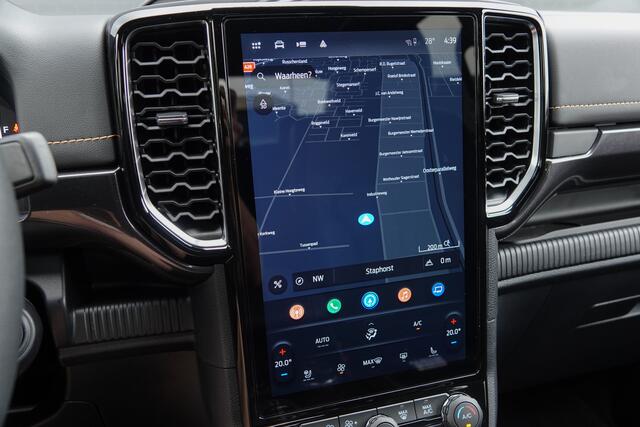 Ford RANGER Wildtrak 2.3PHEV 280Pk Aut. | Plug In Hybride | Double Cab | 5-Persoons | 3.500Kg trekgewicht | Trekhaak | Elek. Rollertop | 18'' | Agate Black