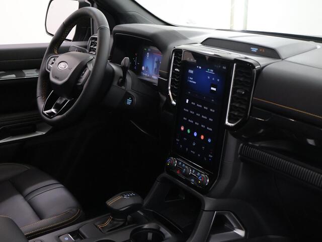 Ford RANGER WILDTRAK | DOUBLE CAB | 2.5 PHEV | HYBRID | 279 PK | 5-ZITS | 360 CAMERA | 3500 KG TREKHAAK AFNEEMBAAR | ADAPTIVE CRUISE | BLIND-SPOT | STOELVERWARMING | LEDER | LED | PLUG IN HYBRIDE | METALLIC