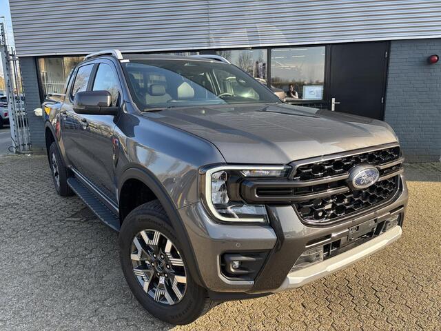 Ford RANGER Wildtrak Double Cab PHEV | DIRECT LEVERBAAR | 278PK | Trekhaak | Blis | 12" Infotainment scherm met SYNC 4 | Elektrisch 8-weg verstelbare en verwarmbare stoelen | 18" Lichtmetalen velgen