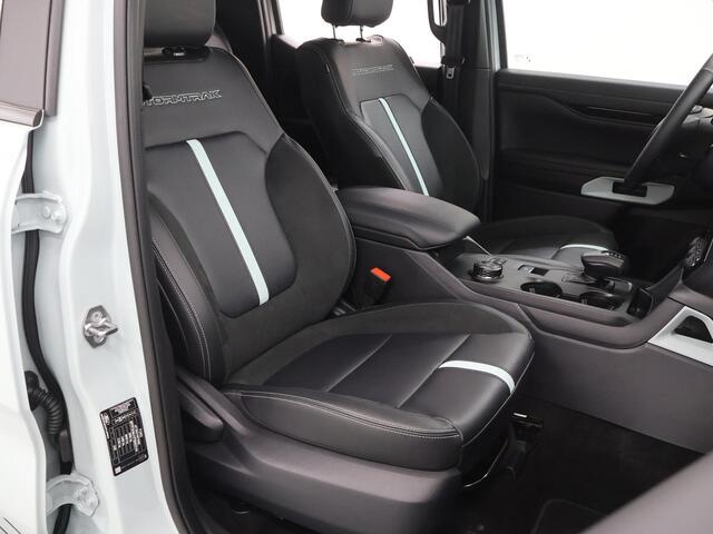 Ford RANGER Stormtrak 2.3 PHEV | 279 PK | DOUBLE CAB | NL AUTO | PRO POWER ONBOARD 2.3 kWh | 360 CAMERA | 3500 KG TREKHAAK | ADAPTIEVE CRUISE | LEREN BEKLEDING | NAVIGATIE | STOELVERWARMING | STUURWIELVERWARMING | ELEKRISCHE ROLLER-TOP