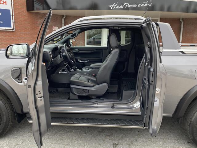 Ford RANGER 2.0 Super Cab EcoBlue Wildtrak Automaat met 20.843Km! | 6 Cilinder! | 3500Kg trekgewicht | Stoel-stuurverwarming | Ndl Auto! | Carplay | Groot Touchscreen | RIJKLAARPRIJS INCL 12 MAANDEN GARANTIE EN BEURT