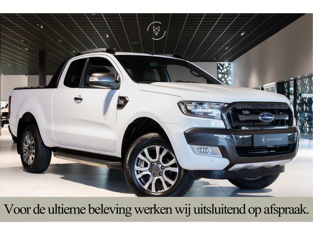 Ford RANGER 3.2 TDCi 4x4 Wildtrak Supercab 18''|Verw-stln|Carplay|Cruise|Clima|Verw-voorruit|Camera|Trekhaak 3.500kg