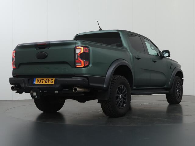 Ford RANGER 3.0 ECOBOOST | AUT. | DOUBLE CAB | RAPTOR | WRAP DARK GREEN MET. | LEDEREN BEKLKEDING | FOX SCHOKDEMPERS | 360° CAMERA | TREKHAAK | ADAPTIVE CRUISE CONTROL | APPLE CARPLAY | LED KOPLAMPEN | R MODUS | BAJA MODUS