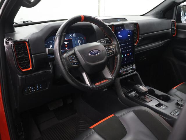 Ford RANGER 3.0 ECOBOOST | AUT. | DOUBLE CAB | RAPTOR | WRAP DARK GREEN MET. | LEDEREN BEKLKEDING | FOX SCHOKDEMPERS | 360° CAMERA | TREKHAAK | ADAPTIVE CRUISE CONTROL | APPLE CARPLAY | LED KOPLAMPEN | R MODUS | BAJA MODUS