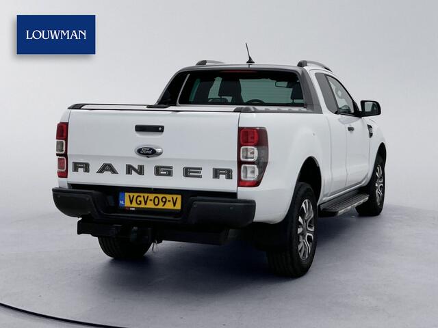 Ford RANGER 2.0 EcoBlue Wildtrak Supercab Leder 213PK 3500kg trekhaak Roll-cover Adaptieve cruise control 4x4