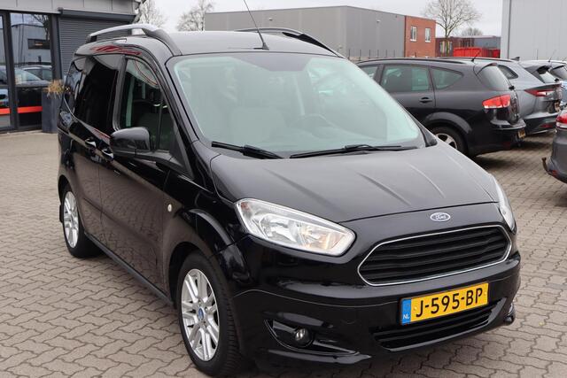 Ford TOURNEO COURIER 1.0 Titanium Cruise control, Stoelverwarming, Trekhaak, Parkeersensoren, Climate control, Lichtmetalen wielen