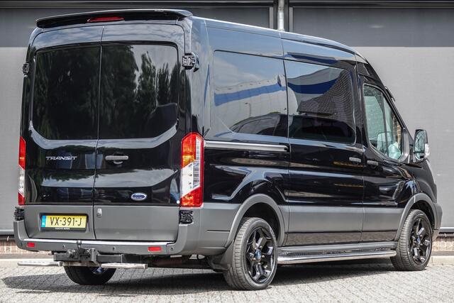 Ford TRANSIT L2H2 2.2Tdci 155Pk | Dubbele Cabine | 7-Persoons | Achteruitrijcamera | Trekhaak | Sidebars | 18''