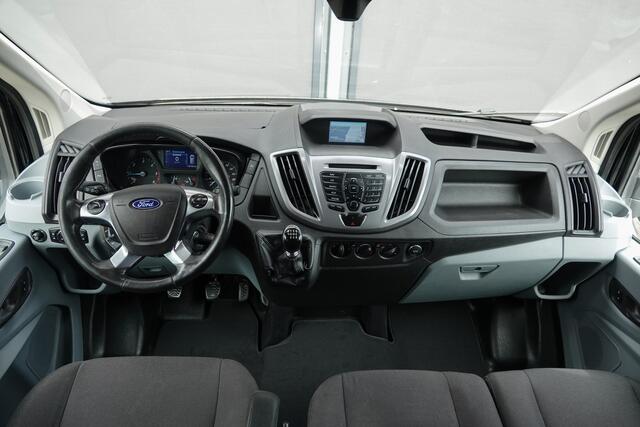 Ford TRANSIT L2H2 2.2Tdci 155Pk | Dubbele Cabine | 7-Persoons | Achteruitrijcamera | Trekhaak | Sidebars | 18''