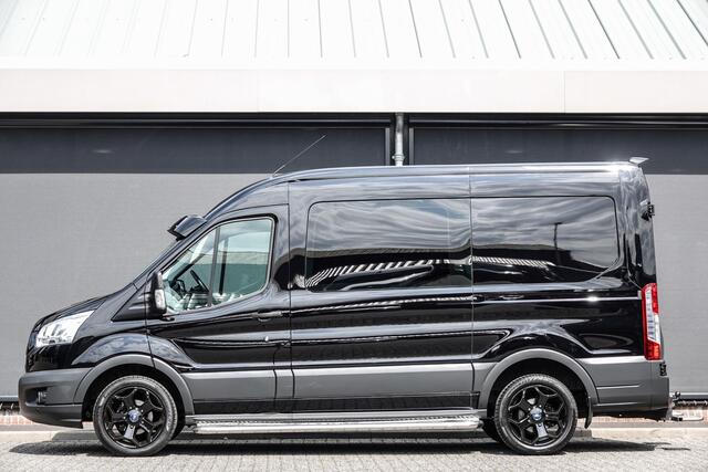 Ford TRANSIT L2H2 2.2Tdci 155Pk | Dubbele Cabine | 7-Persoons | Achteruitrijcamera | Trekhaak | Sidebars | 18''