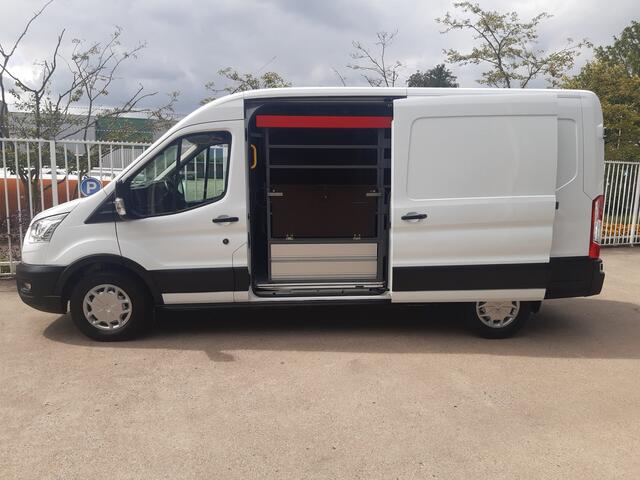 Ford TRANSIT 170Pk TDCI L3H2 Autm. L & R Schuifdeur ZONDER KRASSEN & DEUKEN Airco Cruisecontrol Camera Trekhaak 1850Kg
