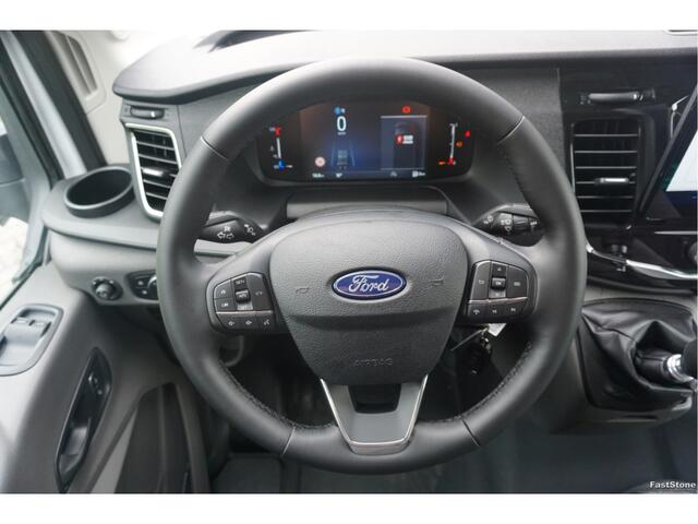 Ford TRANSIT 350M LDT 130PK L2H2 BPM VRIJ!! 12" Sync 4 Apple CP/Android A. Camera, Trekhaak!! NR. WV02*
