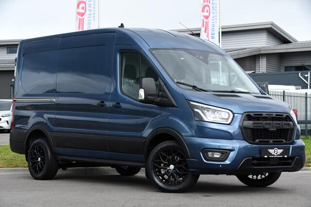 Ford TRANSIT 350 2.0 TDCI L2H2 Limited Cruise, Camera, Carplay, 185pk, Automaat, Multimedia, LED, Trekhaak, Sensoren, Uniek!