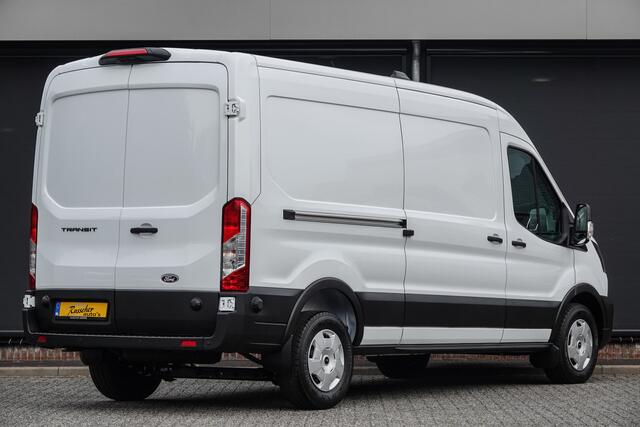 Ford TRANSIT L3H2 2.0Tdci 130Pk | 350 | Trend | Virtual Cockpit | Achteruitrijcamera | 270° Achterdeuren | Frozen White