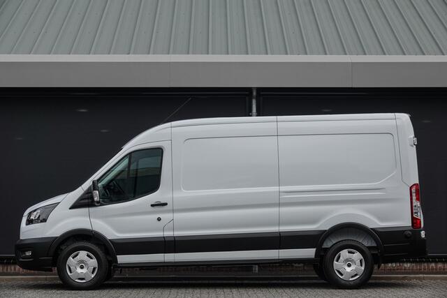 Ford TRANSIT L3H2 2.0Tdci 130Pk | 350 | Trend | Virtual Cockpit | Achteruitrijcamera | 270° Achterdeuren | Frozen White