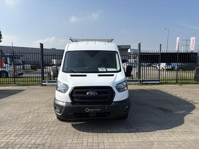 Ford TRANSIT 330 2.0 L3 H2 | TREND | 130 PK FWD | IMPERIAAL | LADDER OP ACHTERDEUREN | BETIMMERDE LAADRUIMTE | NIEUW | AIRCO | CRUISE CONTROL | PARKEERSENSOREN VOOR EN ACHTER | TREKHAAK 2800KG INCL. OPSTAP