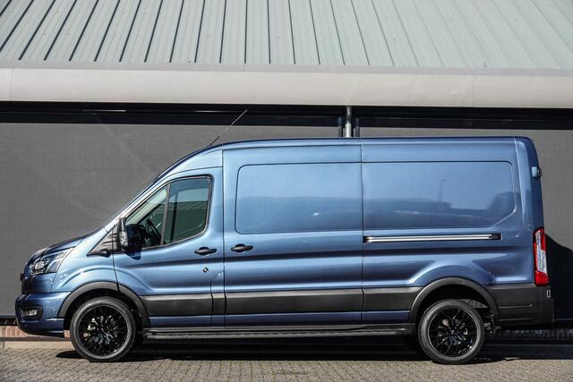 Ford TRANSIT L3H2 | 2.0Tdci 165Pk | 3.500Kg trekgewicht | 350 | Raptor Edition | 2x Schuifdeur | Nieuw Model | Chrome Blue