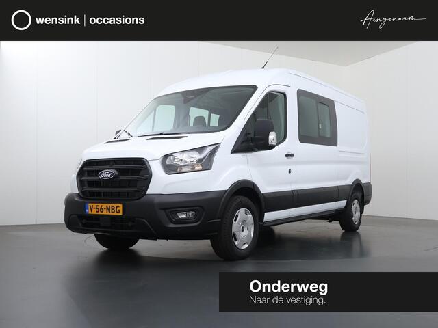 Ford TRANSIT 350 | 2.0 TDCI | L3 H2 | Dubbele Cabine | Trend | TREKHAAK 2500 KG AHW | CLIMATE CONTROL | PARKEERSENSOREN V+A | CRUISE CONTROL | BIJRIJDERSBANK | LAADRUIMTE PAKKET | APPLE CARPLAY / ANDROID AUTO | STOEVERWARMING