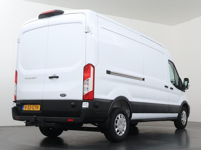 Ford TRANSIT 350 | 2.0 TDCI | L3 H2 | TREND | TREKHAAK 2500 KG AHW | CLIMATE CONTROL | NAVIGATIE | PARKEERSENSOREN V+A | CRUISE CONTROL | BIJRIJDERSBANK | LAADRUIMTE PAKKET | APPLE CARPLAY / ANDROID AUTO | STOEVERWARMING