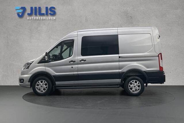 Ford TRANSIT 2.0 TDCI 185 PK Limited dubbel Cabine | Camera | Dubbele schuifdeur | Parkeersensoren | Trekhaak | Adaptieve cruise control | Airco