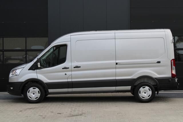 Ford TRANSIT 350 2.0 TDCI L3H2 Trend 165pk - Facelift - 2x Schuifdeur - 360 Camera - Trekhaak - ACC - Stoel & Stoelverwarming - Blind Spot - Navi - 270gr deuren - Rijklaar