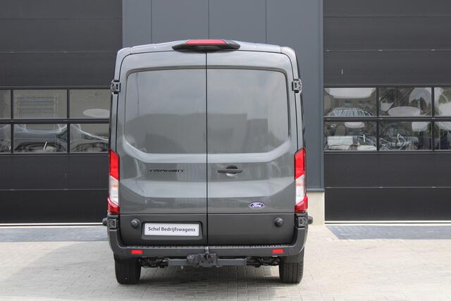 Ford TRANSIT 350 2.0 TDCI L3H2 Trend 165pk - Facelift - 2x Schuifdeur - 360 Camera - Trekhaak - ACC - Stoel & Stoelverwarming - Blind Spot - Navi - 270gr deuren - Rijklaar