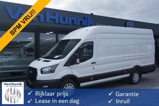 Ford TRANSIT 350L 105PK L4H3 BPM VRIJ!! Navi, 360° Camera, Adap. Cruise, 270° Deur!! NR. A6