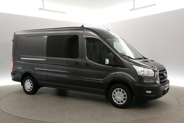 Ford TRANSIT 2.0 TDCI 185PK L3H2 | DC | 7-zits | Airco | Cruise | Camera | Carplay | Trekh. | Parkeersens.